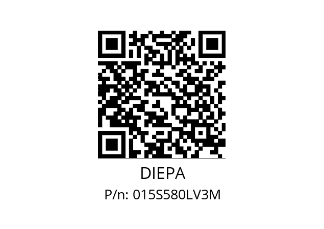   DIEPA 015S580LV3M