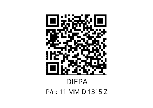   DIEPA 11 MM D 1315 Z