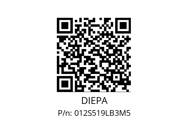   DIEPA 012S519LB3M5