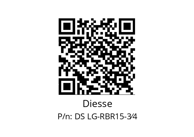   Diesse DS LG-RBR15-3⁄4