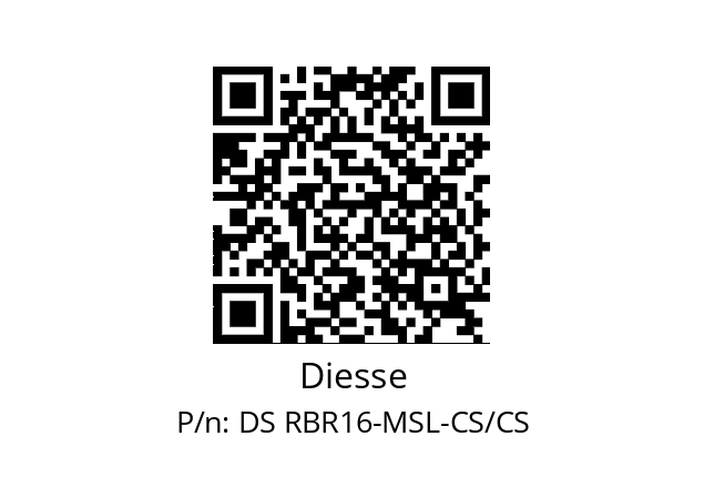   Diesse DS RBR16-MSL-CS/CS