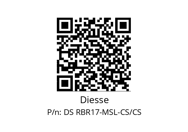   Diesse DS RBR17-MSL-CS/CS