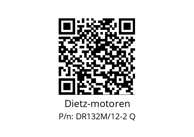   Dietz-motoren DR132M/12-2 Q