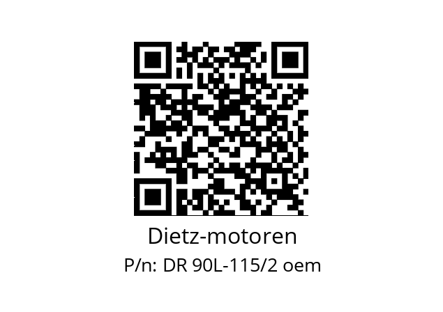   Dietz-motoren DR 90L-115/2 oem