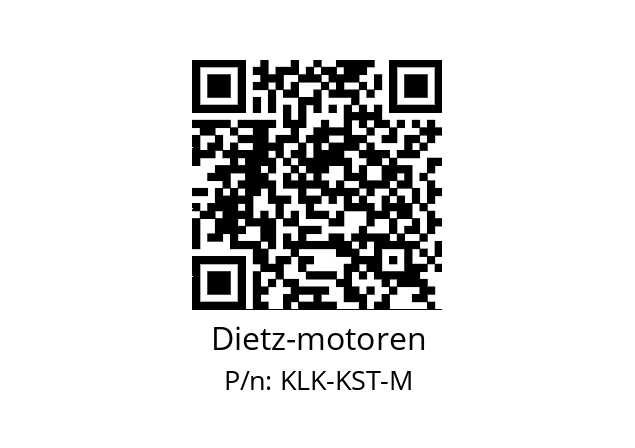   Dietz-motoren KLK-KST-M