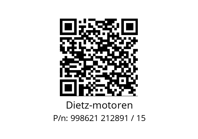   Dietz-motoren 998621 212891 / 15