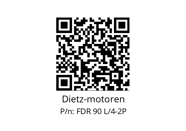   Dietz-motoren FDR 90 L/4-2P