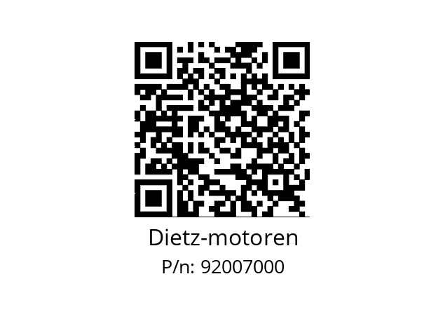   Dietz-motoren 92007000