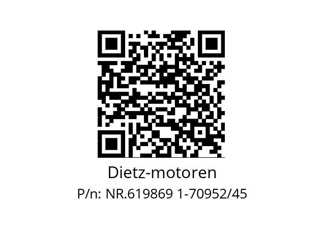   Dietz-motoren NR.619869 1-70952/45