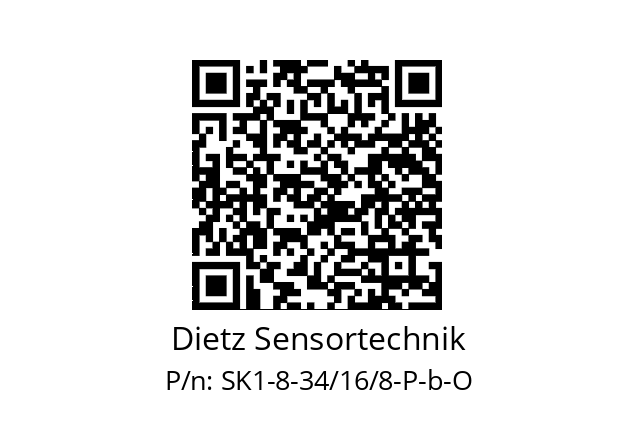   Dietz Sensortechnik SK1-8-34/16/8-P-b-O