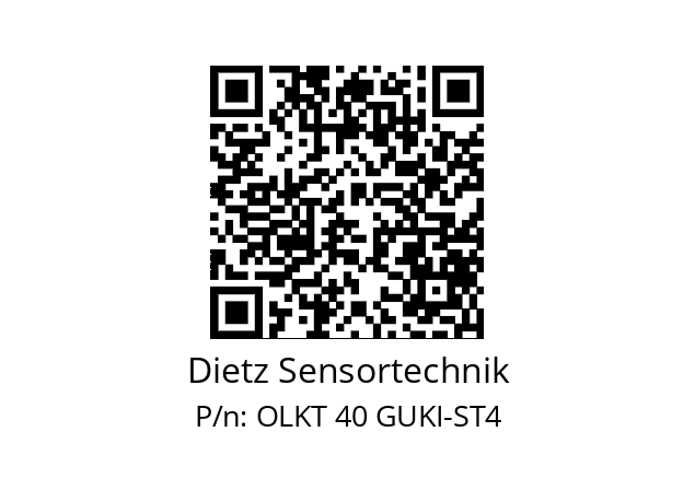   Dietz Sensortechnik OLKT 40 GUKI-ST4