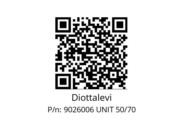   Diottalevi 9026006 UNIT 50/70