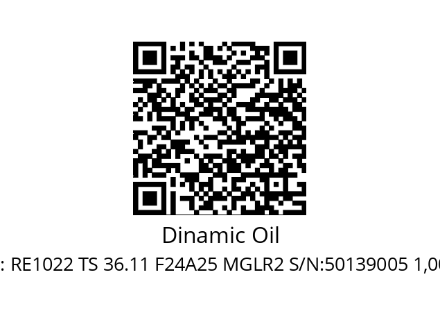   Dinamic Oil RE1022 TS 36.11 F24A25 MGLR2 S/N:50139005 1,00 St