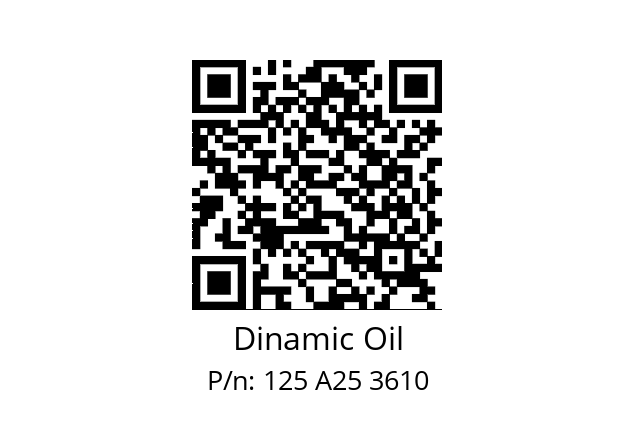   Dinamic Oil 125 A25 3610