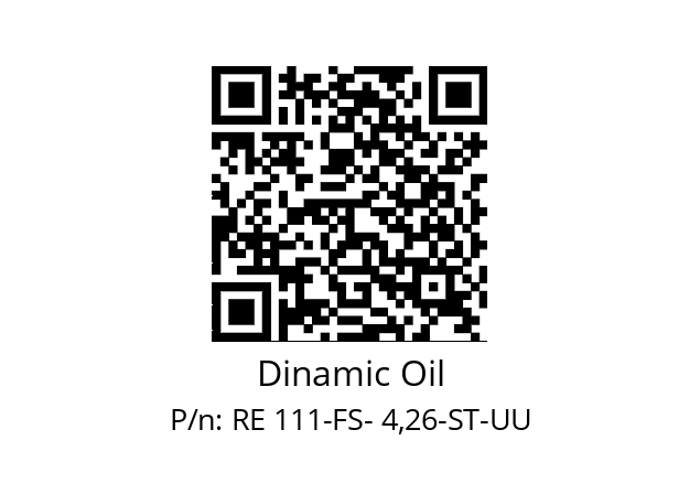   Dinamic Oil RE 111-FS- 4,26-ST-UU