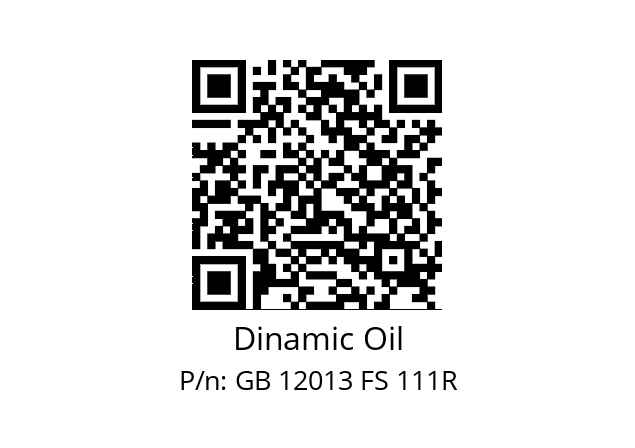   Dinamic Oil GB 12013 FS 111R