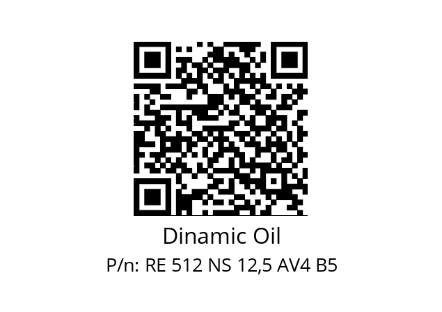   Dinamic Oil RE 512 NS 12,5 AV4 B5