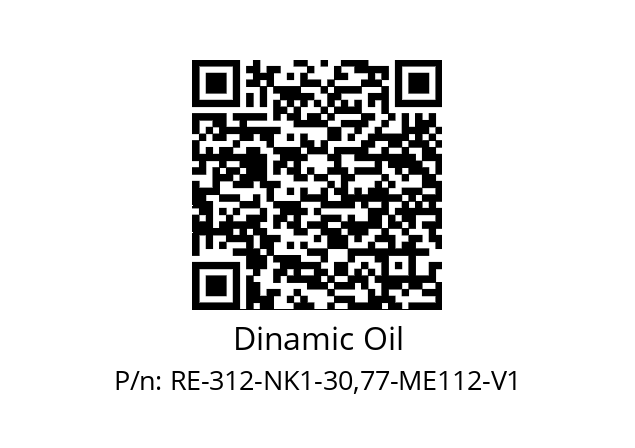   Dinamic Oil RE-312-NK1-30,77-ME112-V1