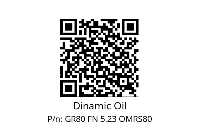   Dinamic Oil GR80 FN 5.23 OMRS80