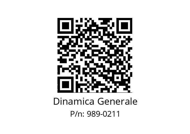   Dinamica Generale 989-0211