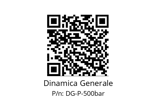   Dinamica Generale DG-P-500bar