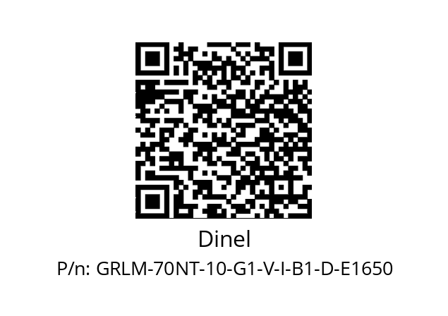   Dinel GRLM-70NT-10-G1-V-I-B1-D-E1650