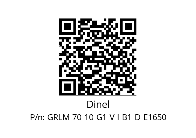   Dinel GRLM-70-10-G1-V-I-B1-D-E1650