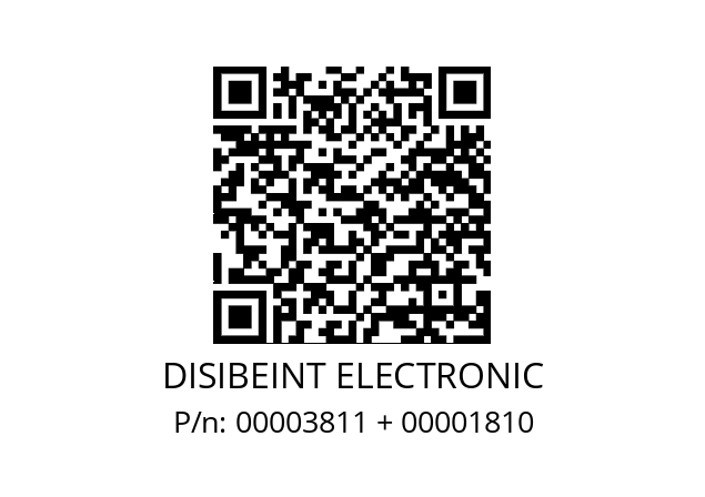   DISIBEINT ELECTRONIC 00003811 + 00001810