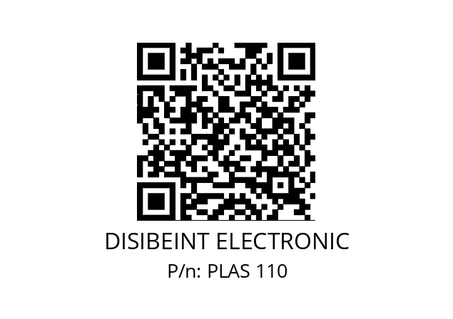   DISIBEINT ELECTRONIC PLAS 110