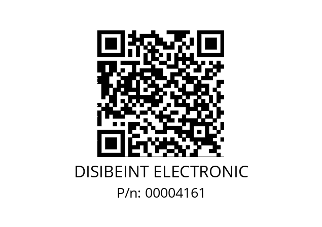   DISIBEINT ELECTRONIC 00004161