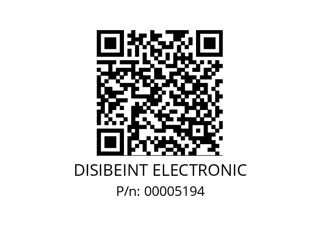   DISIBEINT ELECTRONIC 00005194