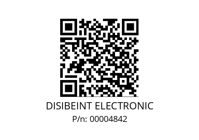   DISIBEINT ELECTRONIC 00004842