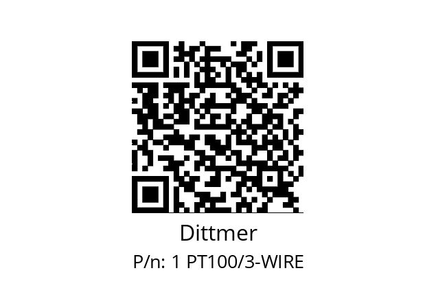   Dittmer 1 PT100/3-WIRE