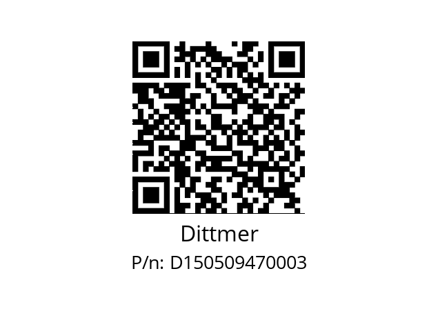   Dittmer D150509470003