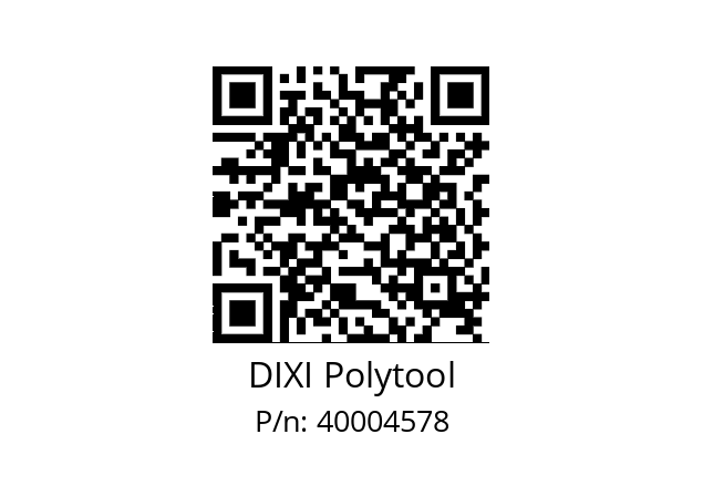  24624 DIXI Polytool 40004578