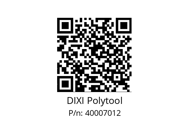   DIXI Polytool 40007012