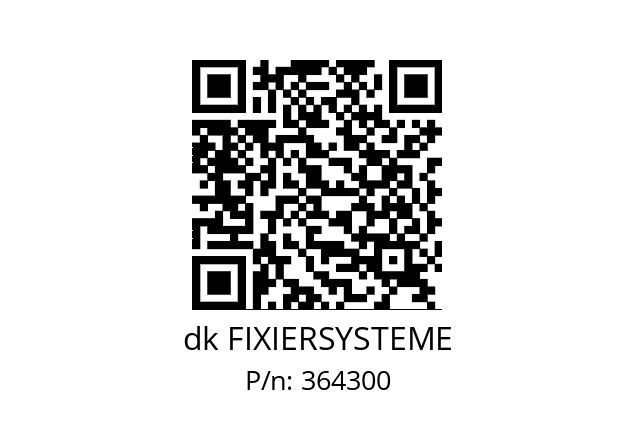   dk FIXIERSYSTEME 364300