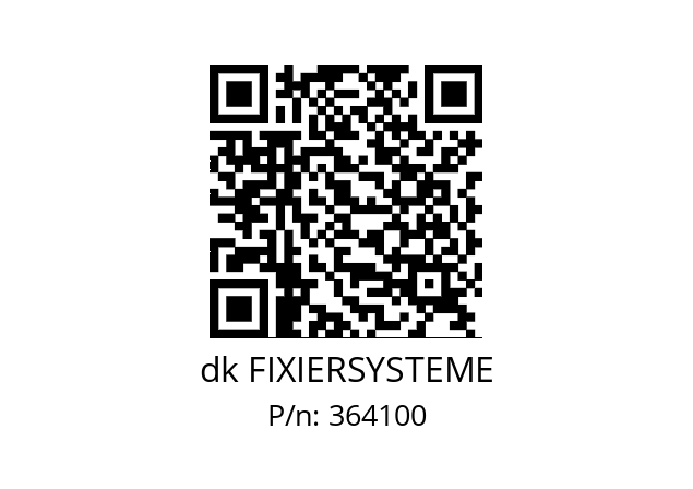   dk FIXIERSYSTEME 364100