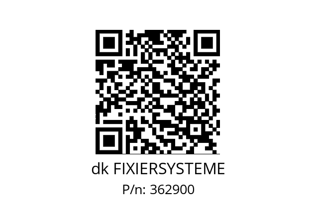   dk FIXIERSYSTEME 362900