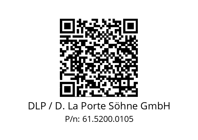   DLP / D. La Porte Söhne GmbH 61.5200.0105