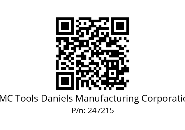   DMC Tools Daniels Manufacturing Corporation 247215