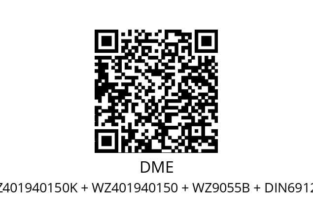   DME WZ401940150K + WZ401940150 + WZ9055B + DIN6912M8020