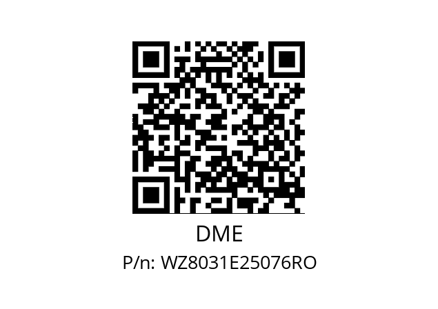   DME WZ8031E25076RO