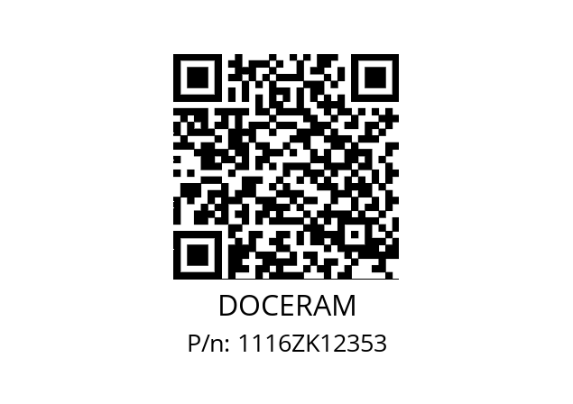   DOCERAM 1116ZK12353