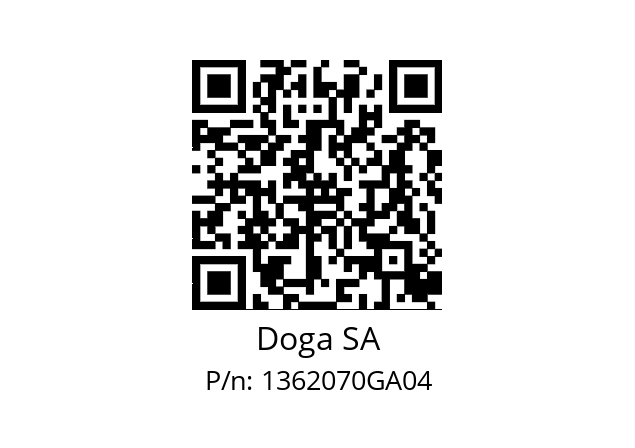   Doga SA 1362070GA04