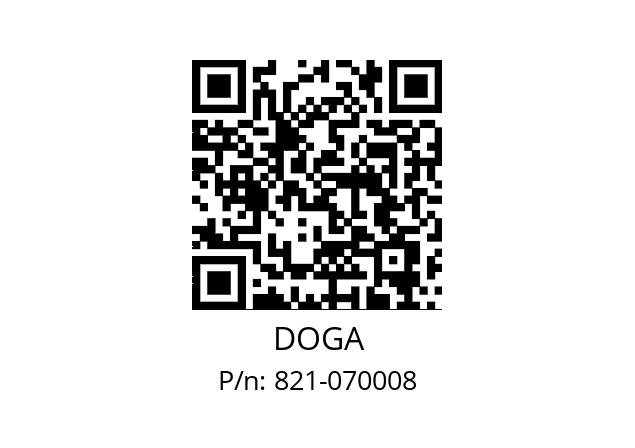   DOGA 821-070008