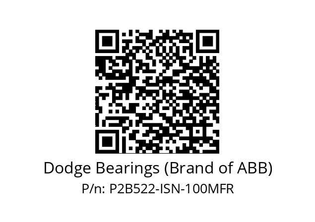   Dodge Bearings (Brand of ABB) P2B522-ISN-100MFR