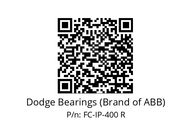   Dodge Bearings (Brand of ABB) FC-IP-400 R