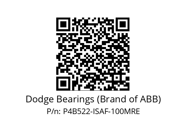   Dodge Bearings (Brand of ABB) P4B522-ISAF-100MRE