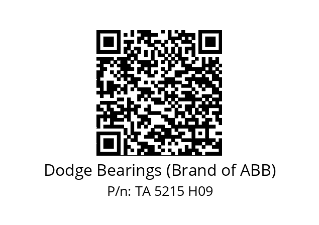 Reducer  Dodge Bearings (Brand of ABB) TA 5215 H09